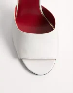 Valentino Drip Rose Kidskin Sandal With Crystals 105Mm - Image 3